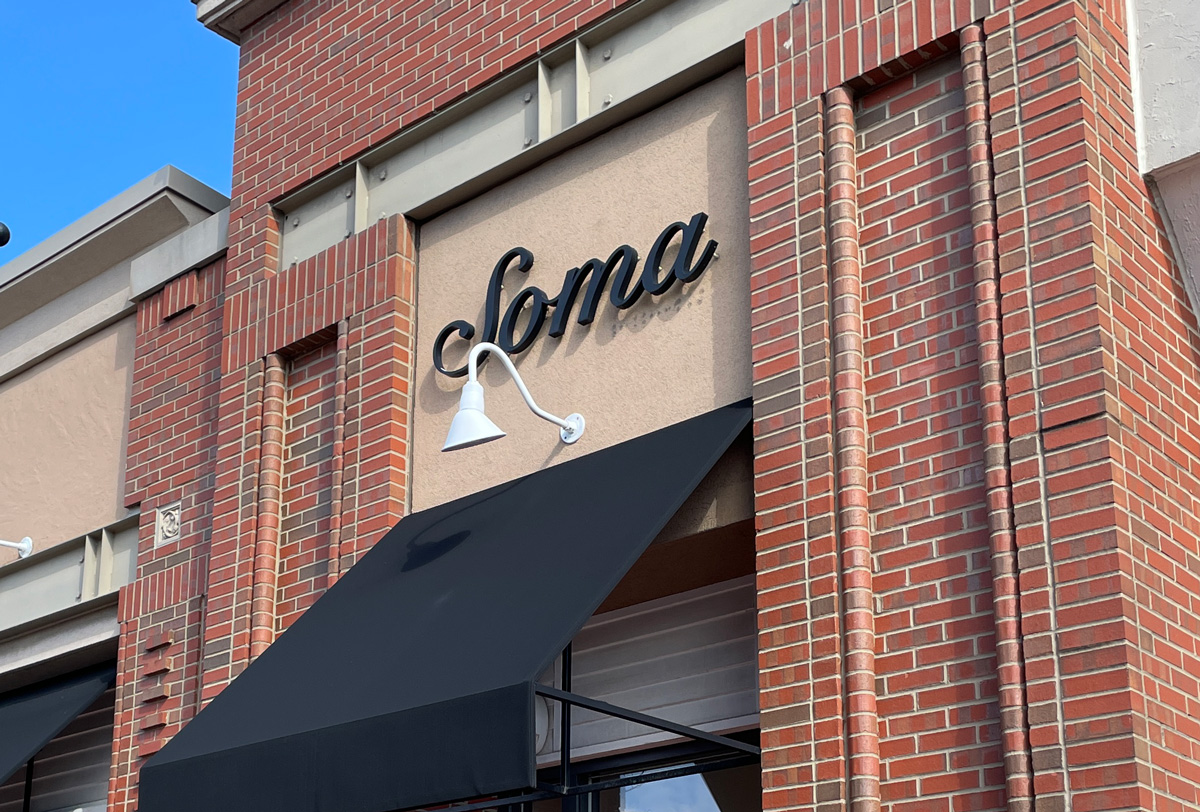 Storefront of Soma at Legacy Village