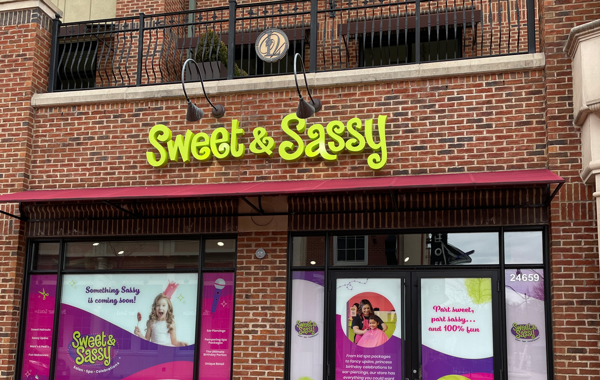 Storefront of Sweet & Sassy at Legacy Village