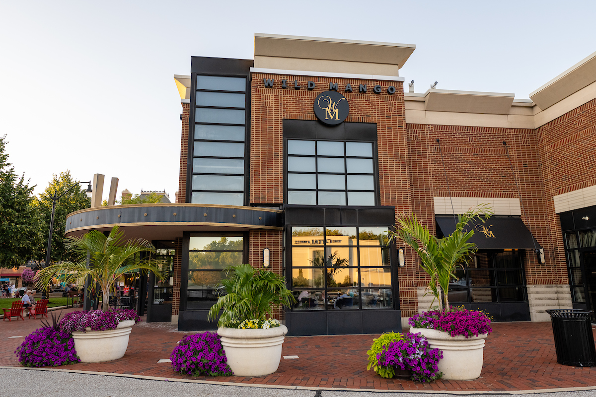 Outdoor patio welcomes you to Wild Mango Restaurant and Bar at Legacy Village